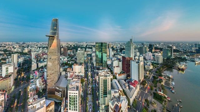 modern Vietnam cityscape